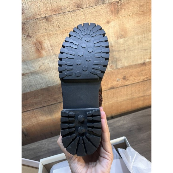 SO Women's Burgundy Lace Up Boots - Picture 8 of 10